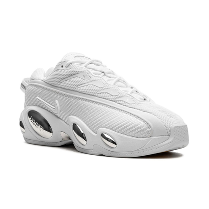 Sleek White Lightweight Sport Sneakers
