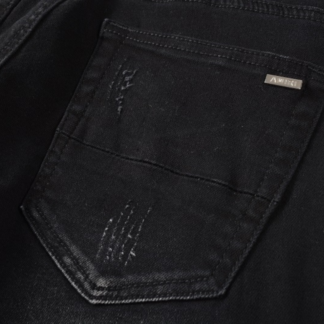 Black Angel Graphic Denim