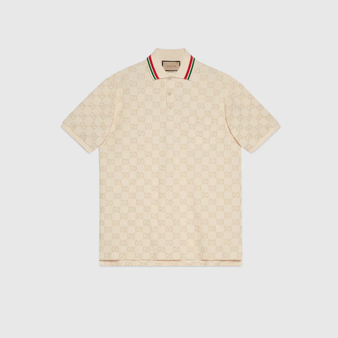 "GG" Monogram Polo Shirt
