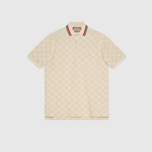 "GG" Monogram Polo Shirt
