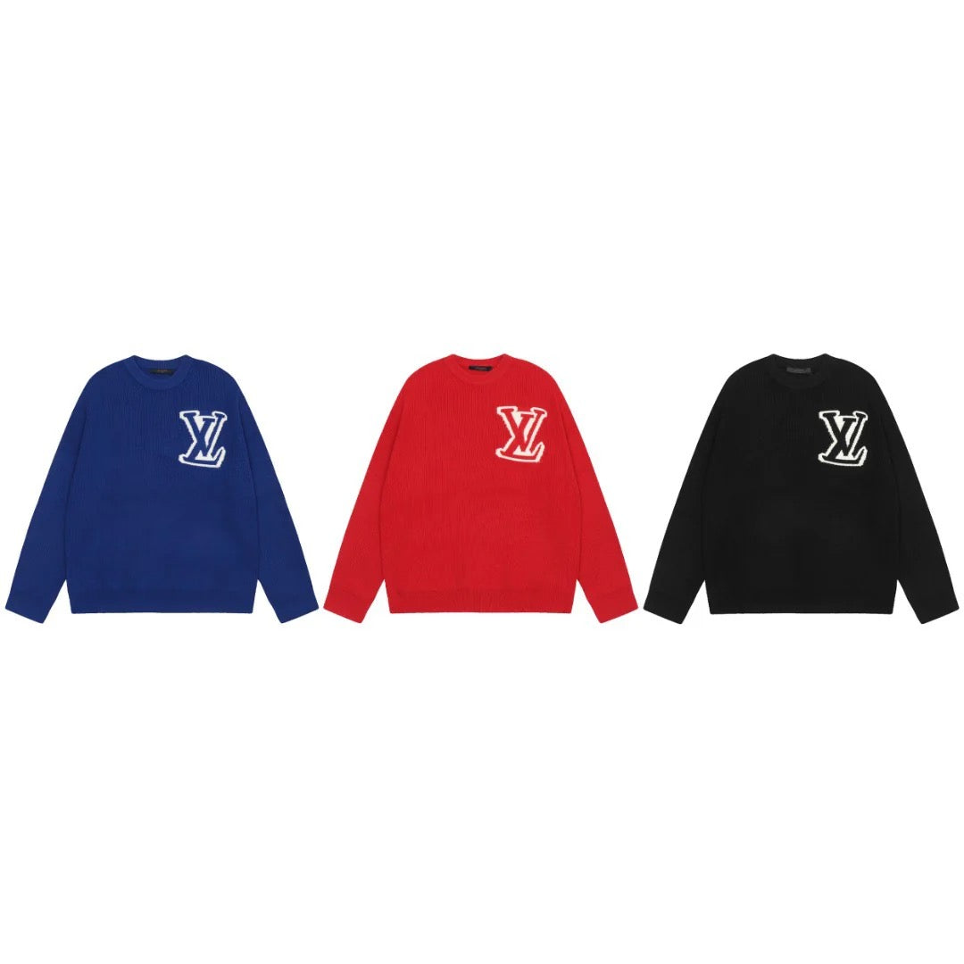 "LV" Designer Strickpulli